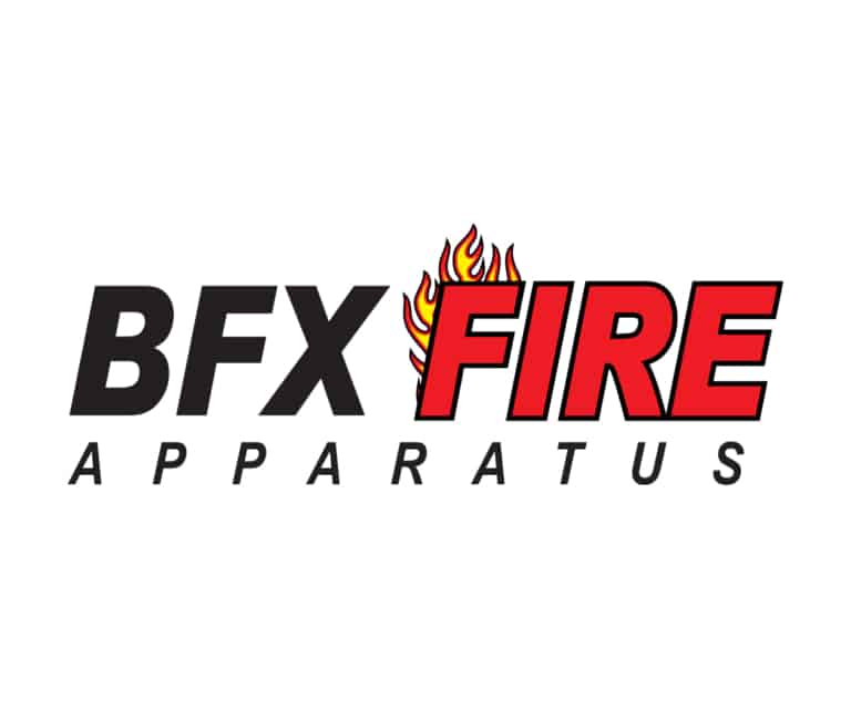 BFX Fire old logo in black and red