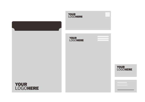 stationary template for branding