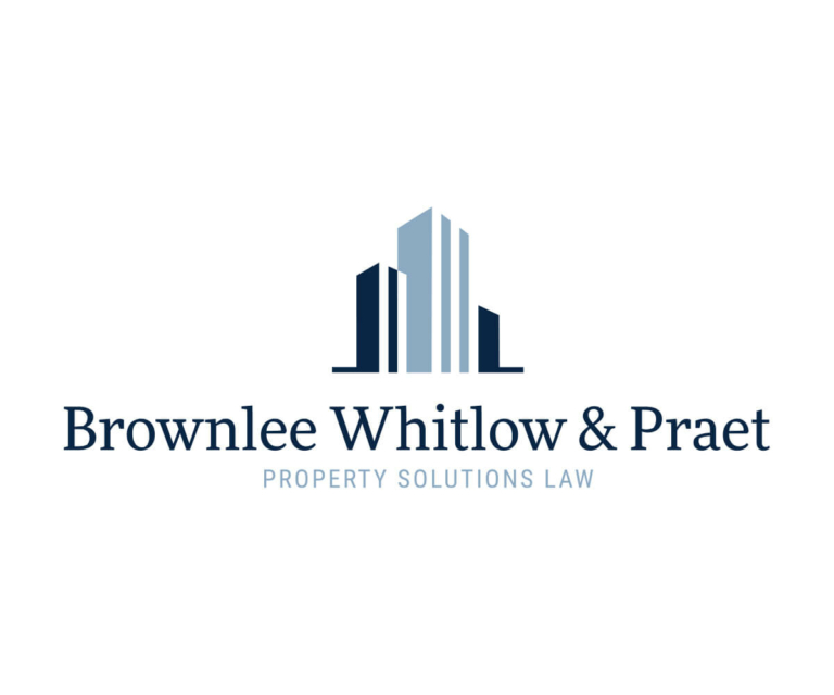 Brownlee Whitlow and Praet's logo on a white paper like background