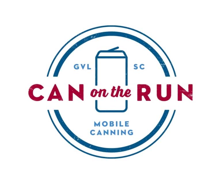 Can on the Run updated logo in red and blue