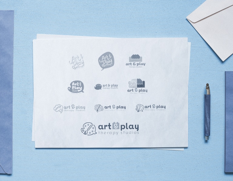Sketches of the Art and Play logo