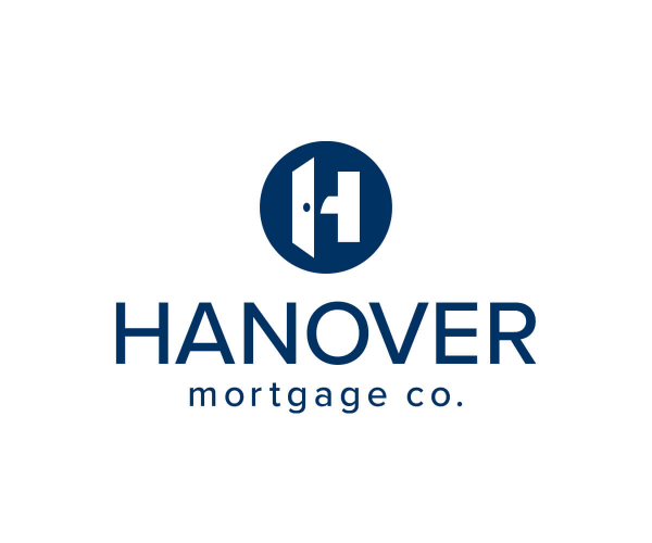 Hanover Mortgage Co's new logo in blue on a white background