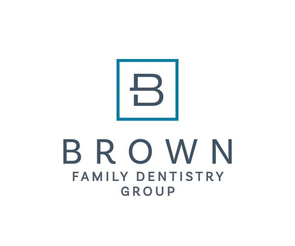 Brown Dental's new logo in blue