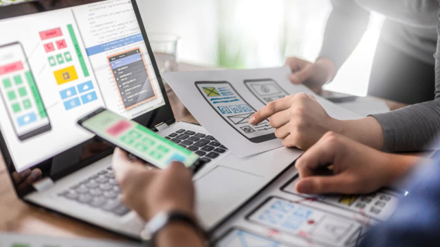 designers creating an effective web design