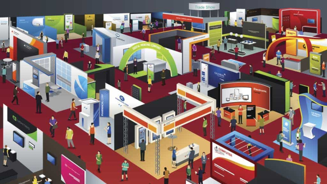 trade show booth showroom floor