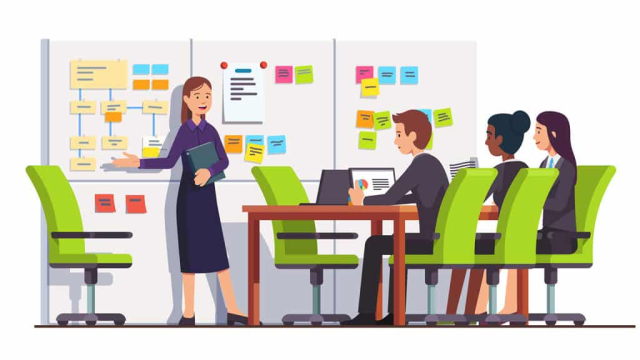expert web design team working on a website strategy